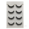 Wholesale top quality private label 3D mink false eyelashes with custom eyelash packaging